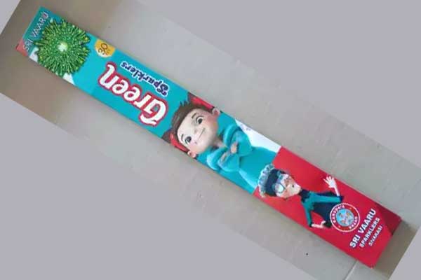 30 cm Green Sparklers